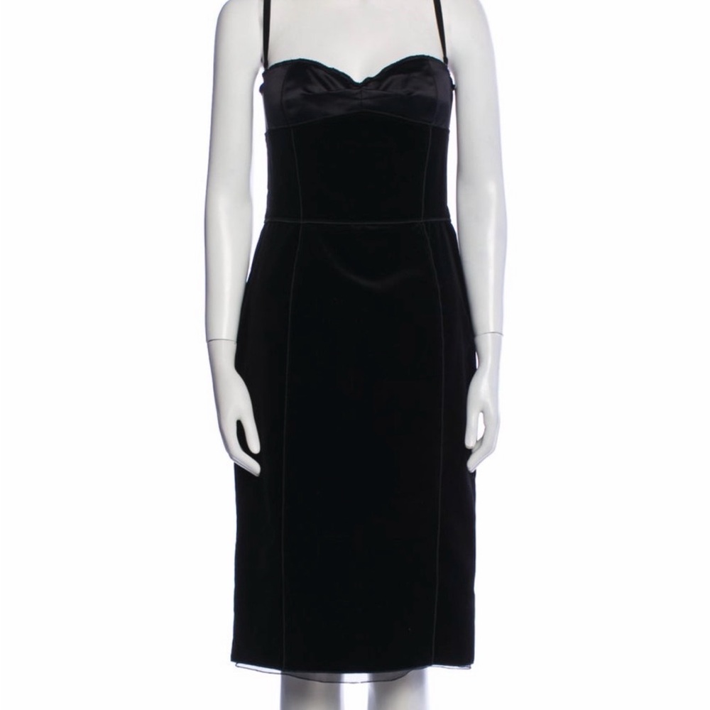 Dolce & Gabbana Black Midi Dress